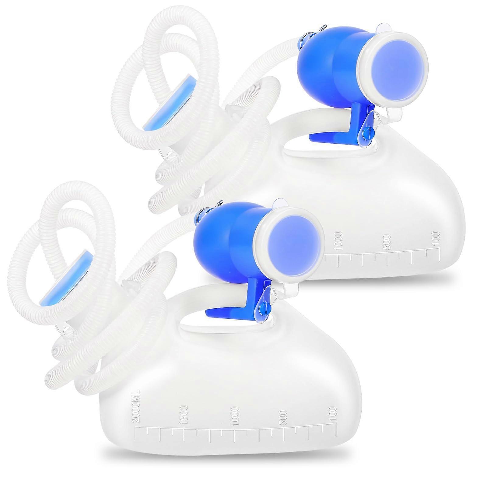 Urinals for Men, 2000ml Urinal Bottles, Spill Proof Male Pee Bottle
