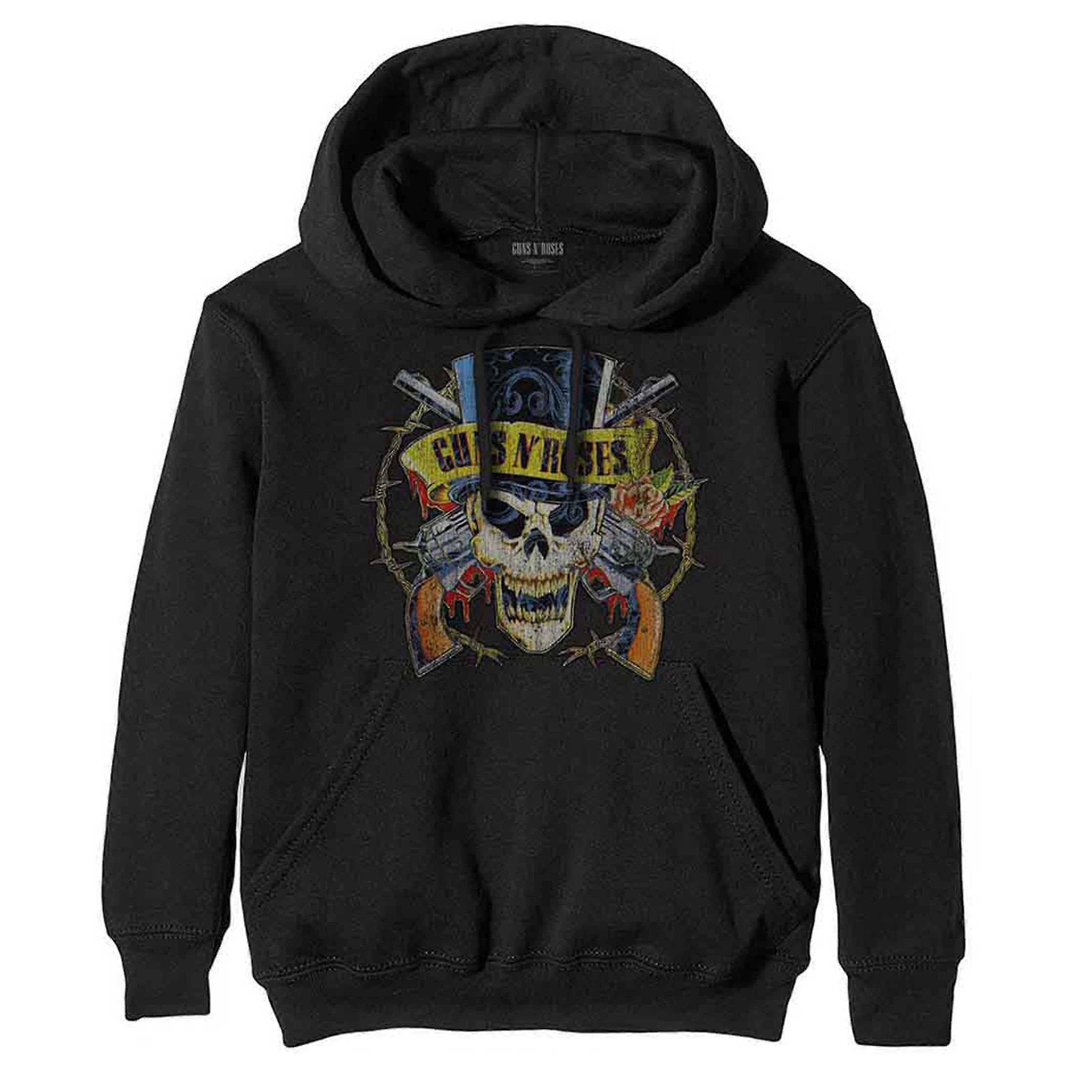 Guns N' Roses 大礼帽套头连帽衫