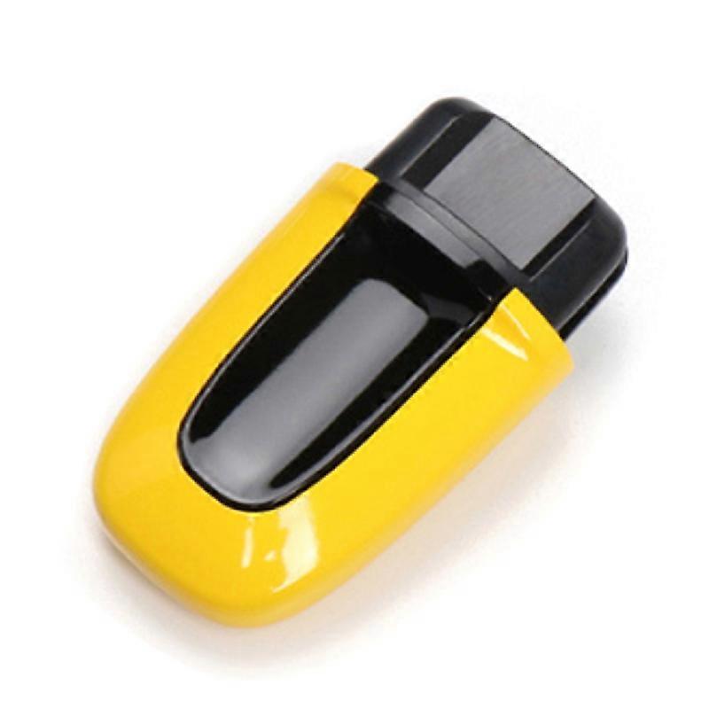 Car Start Key Switch One-Click Ignition Trim for 911 2013-2023 Startup Key Yellow
