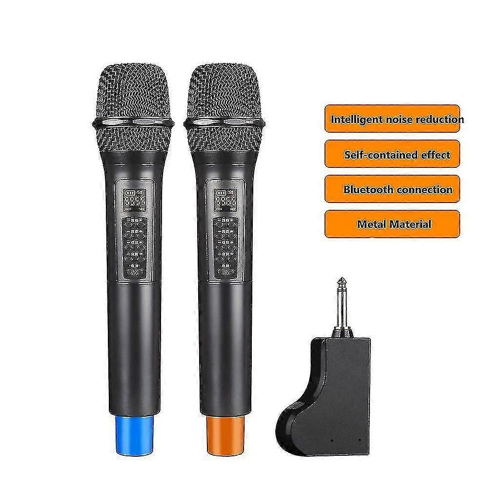 Wireless Microphone With Echo, Treble, Bass And Bluetooth