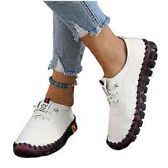 Damessneakers, Cozevdnt, leer/kunststof, wit, maat 39 EUR