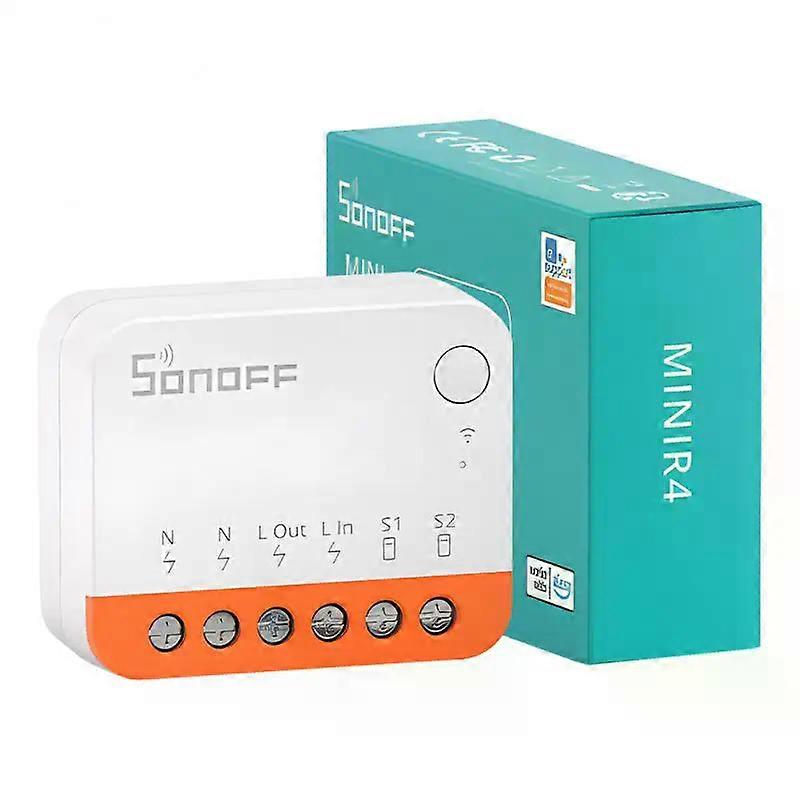 SONOFF MINI R4 Wifi-Schaltermodul Wi-Fi 2-Wege-Schalter Smart-Home-Modul Wi-Fi-Relais Sprachfernbedienung Alexa Google Home Alice