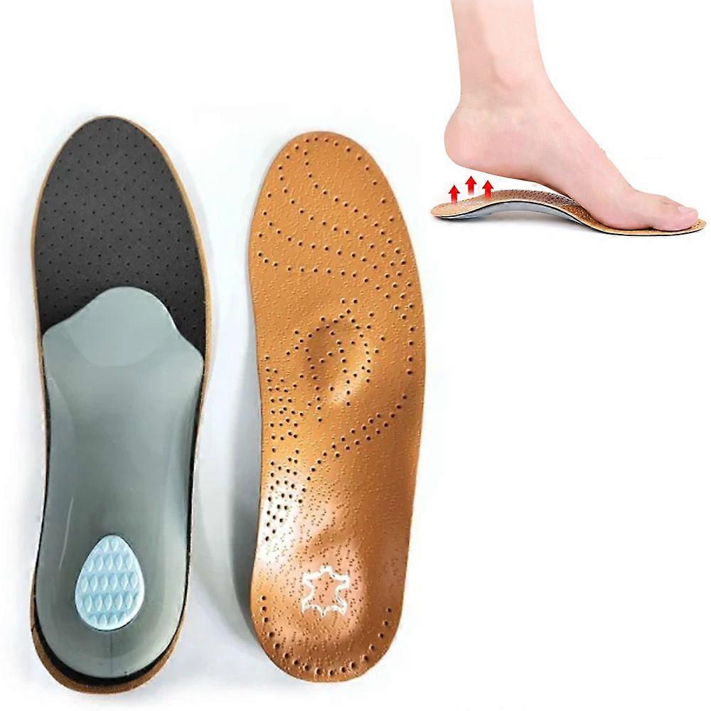 Arch Correction Massage Foot Pad - Brown - 47/48 - 1 Pair