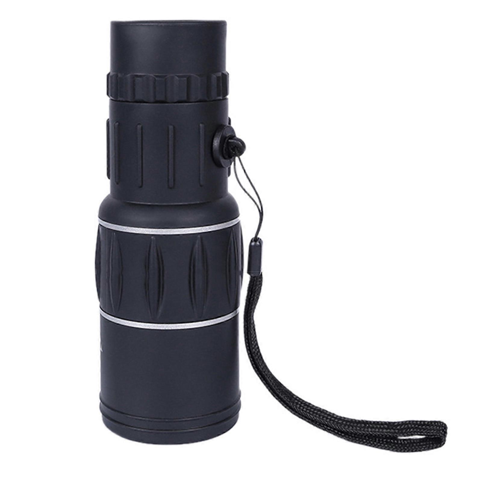 Monocular Handheld Double Visual Sense Adjustment 16x52 HD Black ABS PC Mini Monocular Telescope