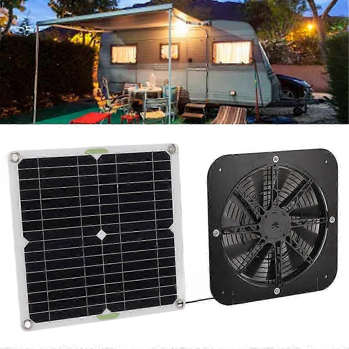 Mono-Polycrystalline Solar Panel With 13.5 Inches Exhaust Fan