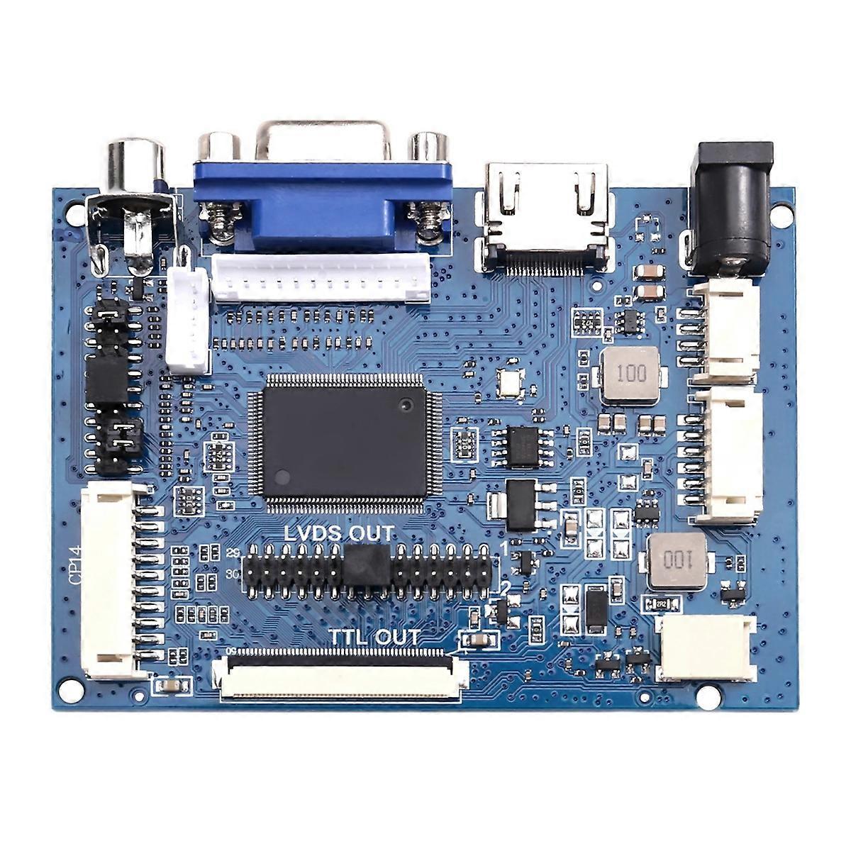 PCB800099 LCD Screen Car GPS Display LCD Driver Board VGA AV to TTL RGB LVDS