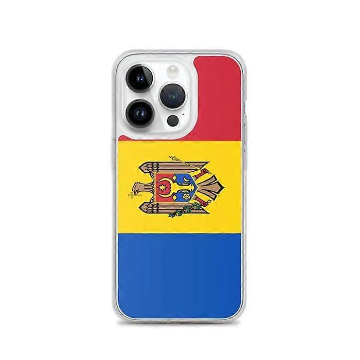 iPhone Case - Moldova - Flag - Soft - Multicolor - Compatible with iPhone 14 Pro