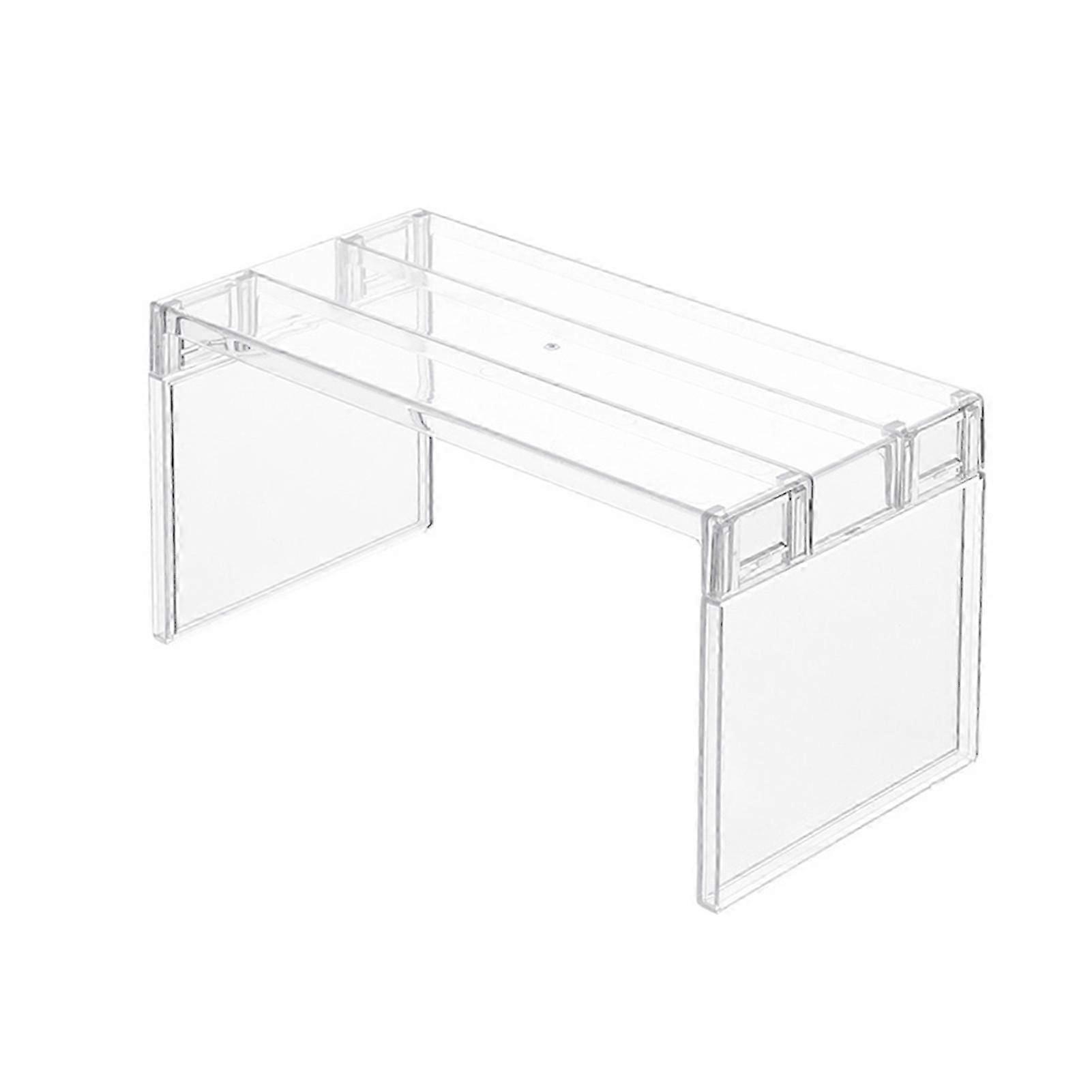 Transparent Assemble Fridge Shelf Divider Space Saving Rack Refrigerator Storage-Good