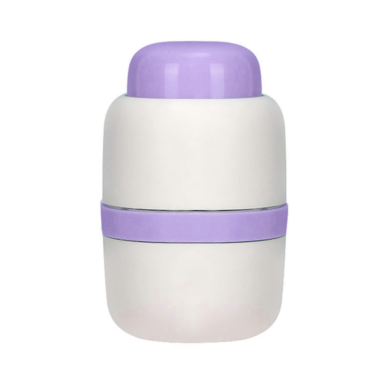 Multi-functional Travel for Pill Box Organizer with for Pill Cutter for Cutting Small Hard for Pill or Large for Pill in  Purple