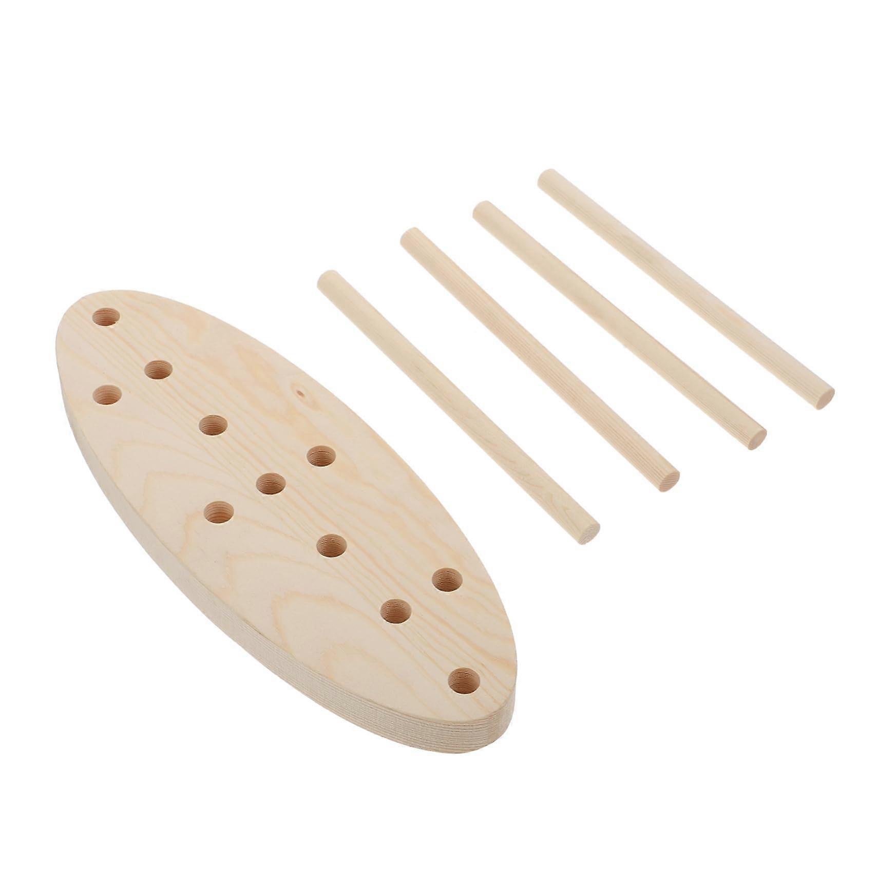 DIY Bowknot Maker Tool for Wooden Wreaths - Easy Operation for Cheer Bows and Party Decorations, Adjustable Size