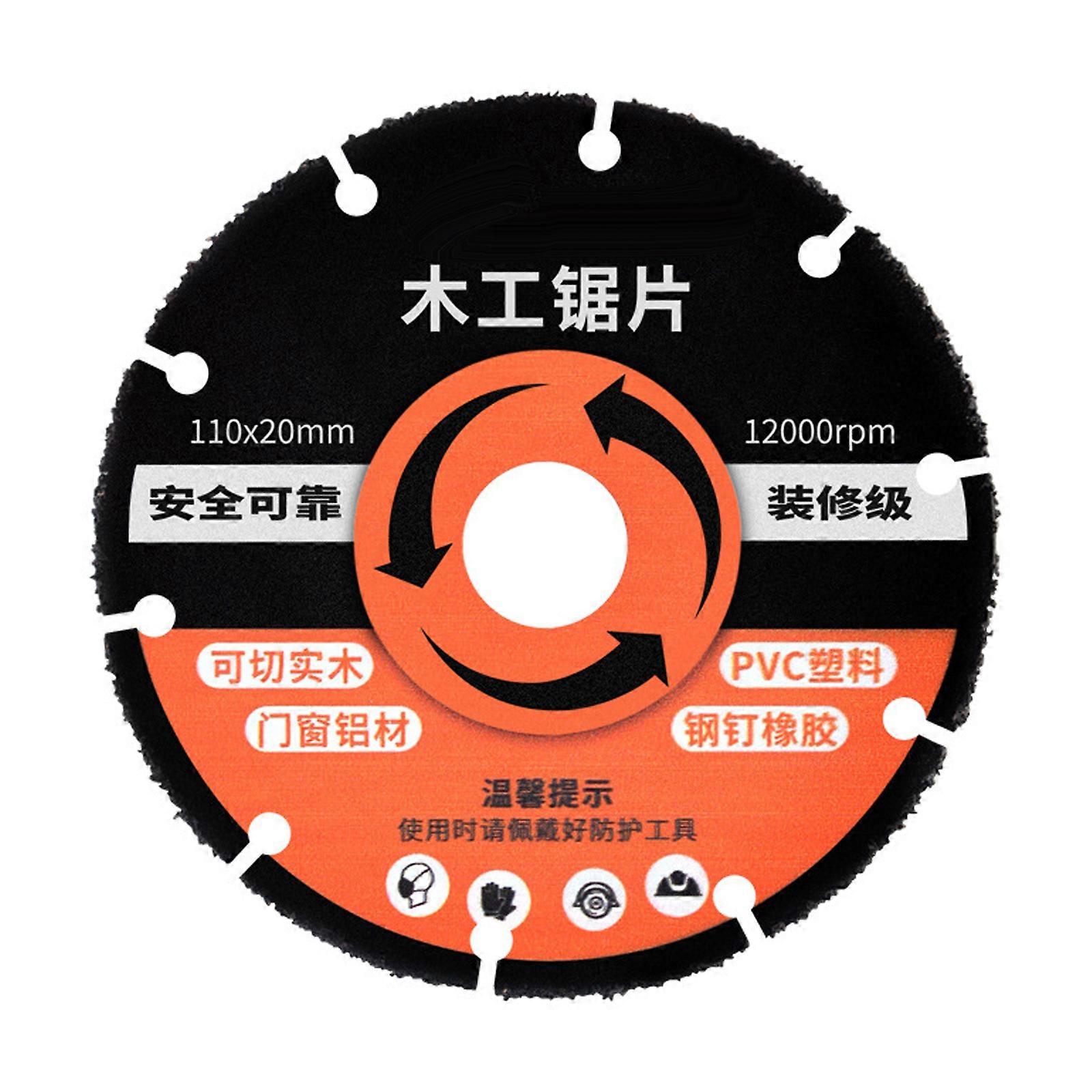 Sharper Circular Saw Blade Multi-function Brazing Alloy Saw Blade Slots for Cross-cutting Softwood, Hardwood Tool