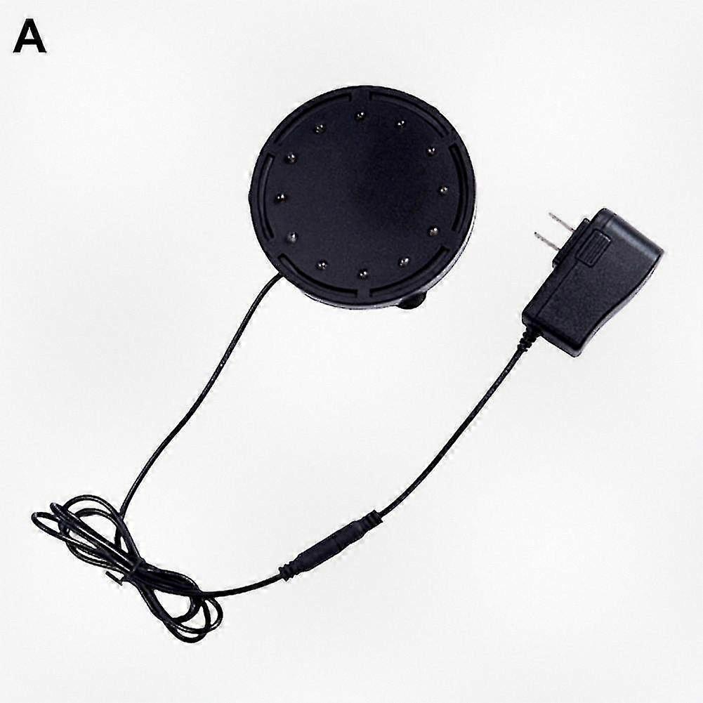 RGB جولة LED فقاعة ضوء لحوض السمك خزان تحت الماء ديكور