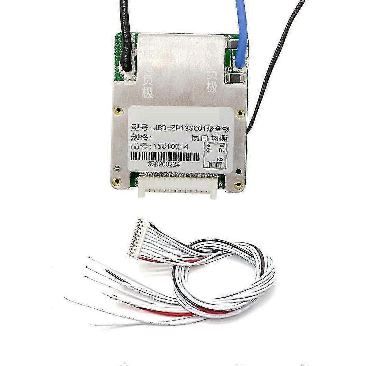 13S 48V 15A Ternary Lithium Battery BMS with Balance & Temp Control
