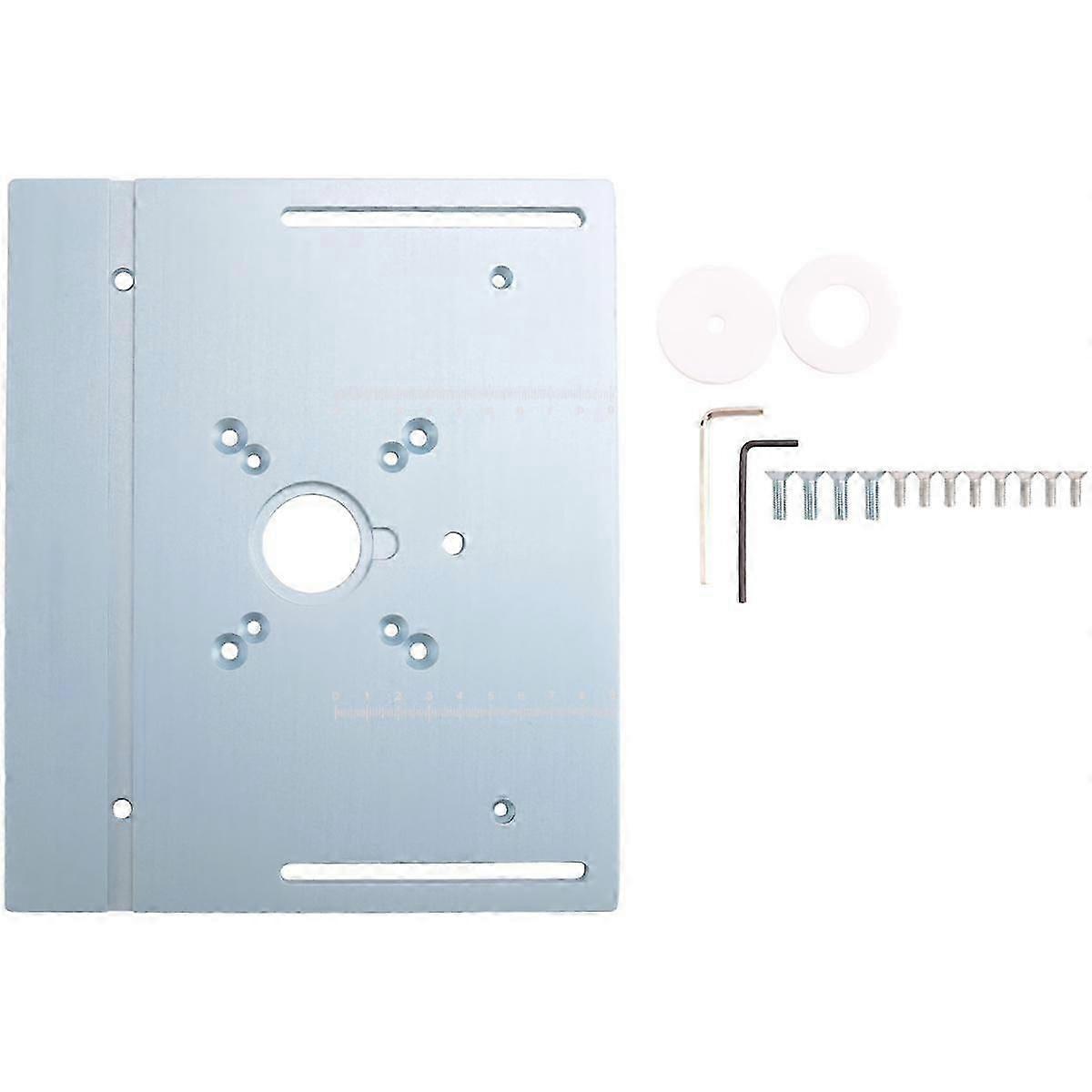 Router Table Insert Plate Woodworking Trimmer Electric Wood Milling Flip Plate for DIY Working Benc