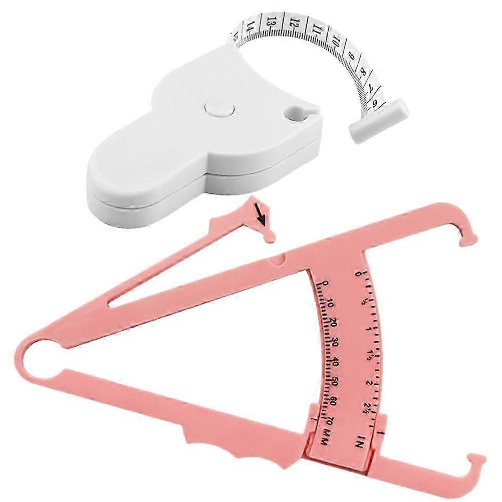 Body Fat Measurement Device with Skin Caliper and Tape Measure for Accurate Body Composition Assessment