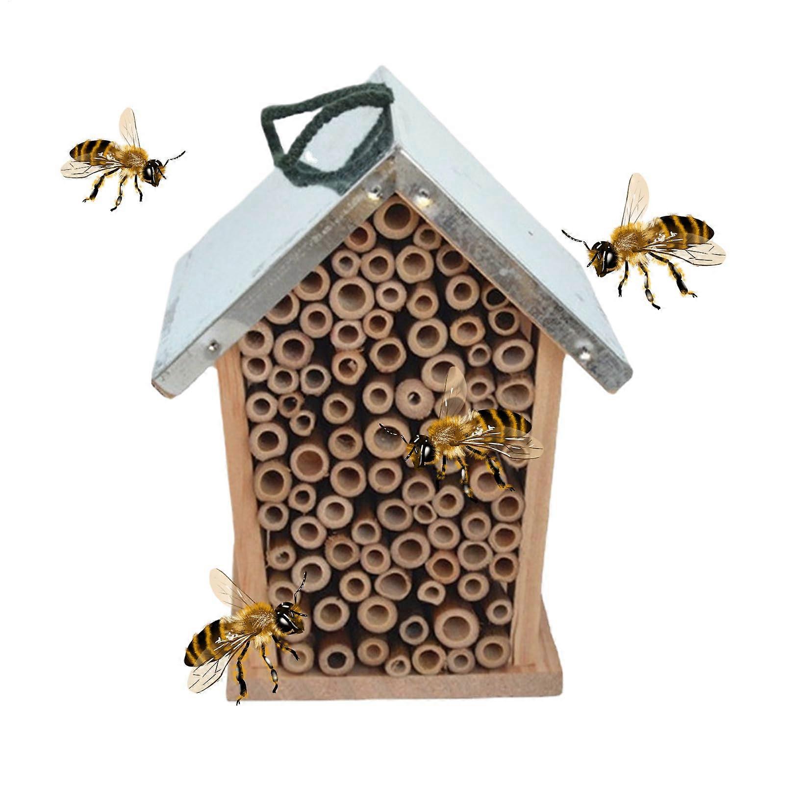 House, Ladybug Habitat and Nesting Box, Attracts Pollinators, Ideal for Gardens, Farms, Balconies, Mix Elegant with Function Ref: 6221