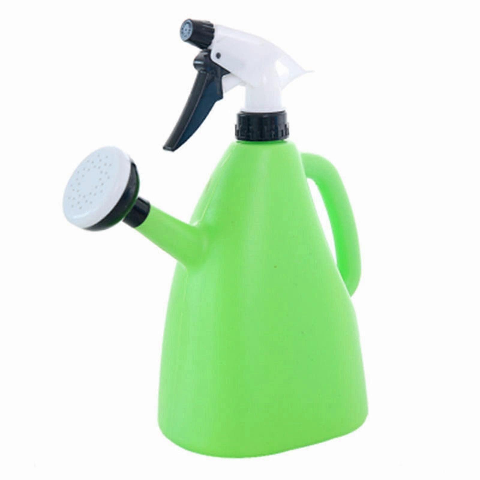 Neptune Pump 1000 ml Watering Can with Adjustable Rotating Nozzle for Indoor & Outdoor Plants, Long Spout, Green