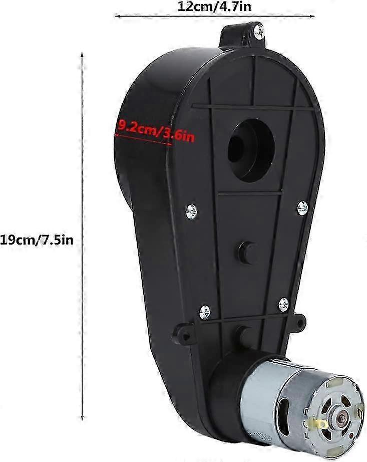 耐摩耗性低ノイズ電動モーターギアボックス、子供用おもちゃ車用 6V/12V ( 12V23000Rpm )