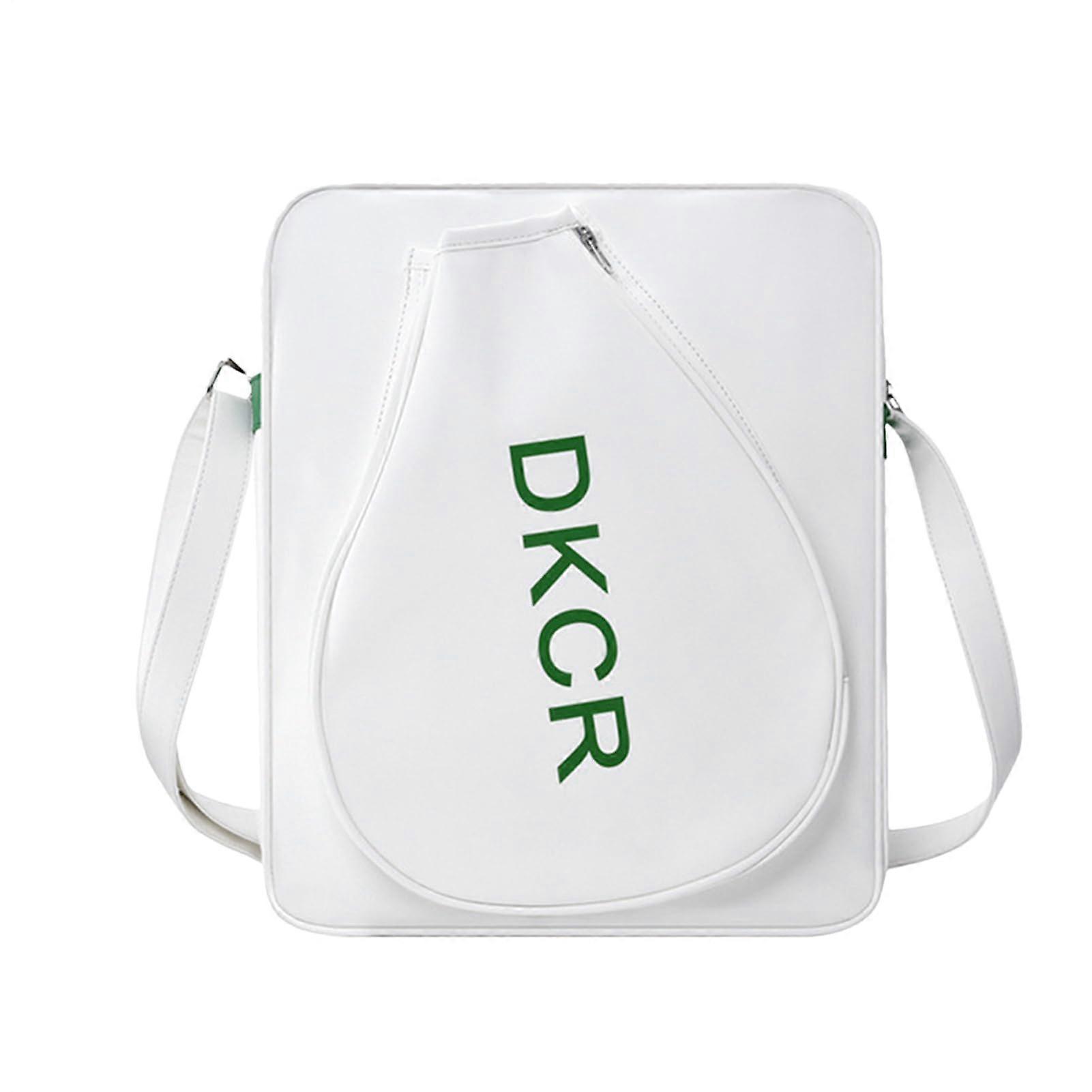 Badminton Racket Bag, Single Shoulder Sling Backpack, for Tennis, Pickleballs, Travel, Fabric