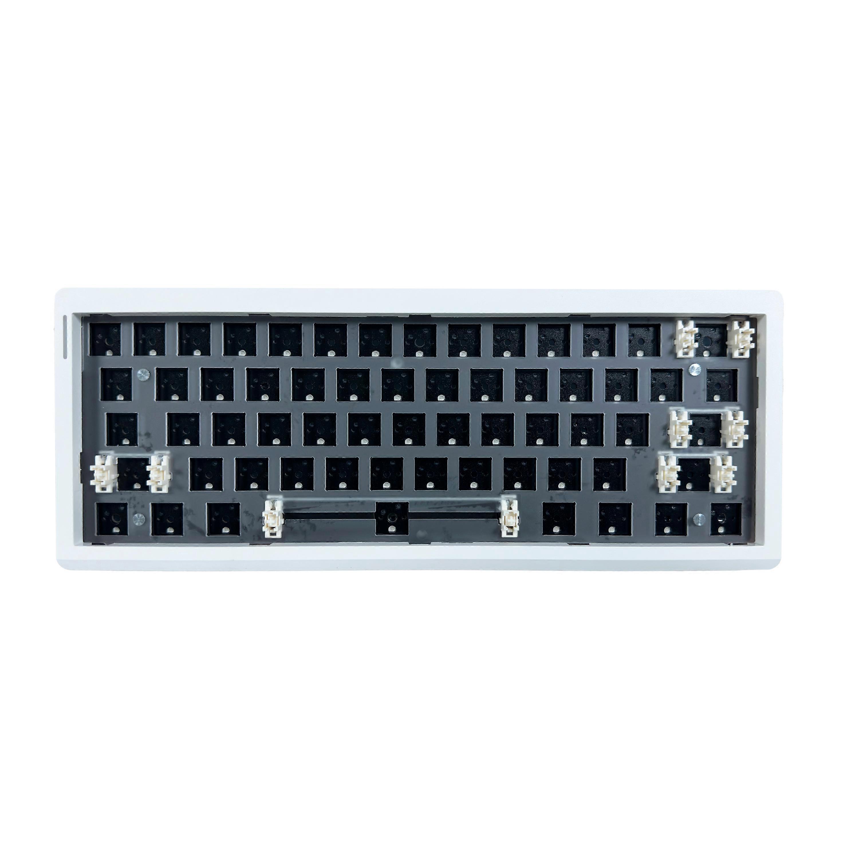 Mechanical Keyboard Kit Hot-swappable 3-mod Bluetooth 2.4G Wireless RGB Backlit Gasket Structure Keyboard