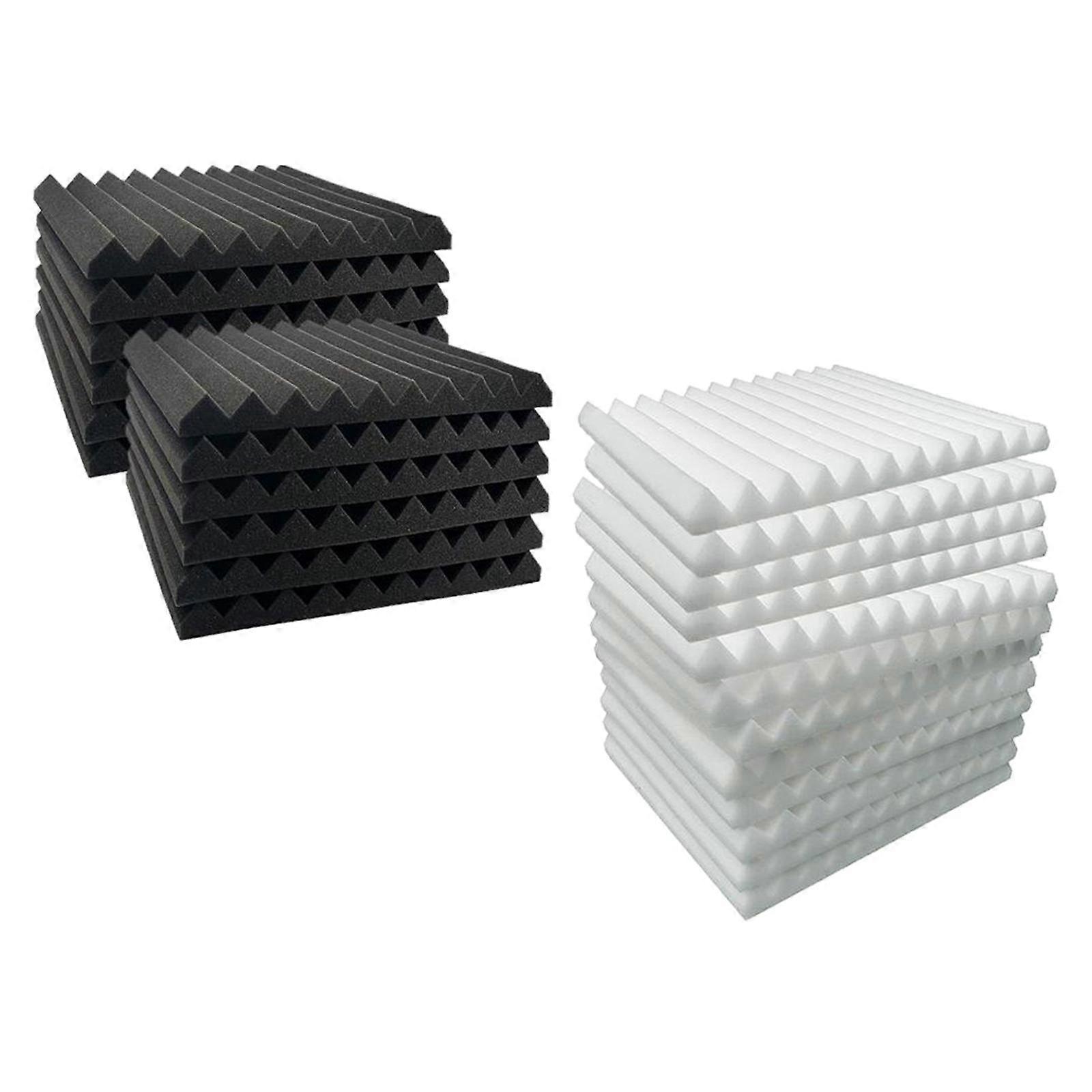 Acoustic Foam Panel 30x30cm Office Sounding Padding Wall Tiles Home Use