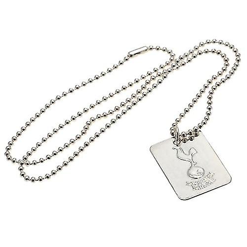 Tottenham Hotspur FC Silver Plated Dog Tag And Chain