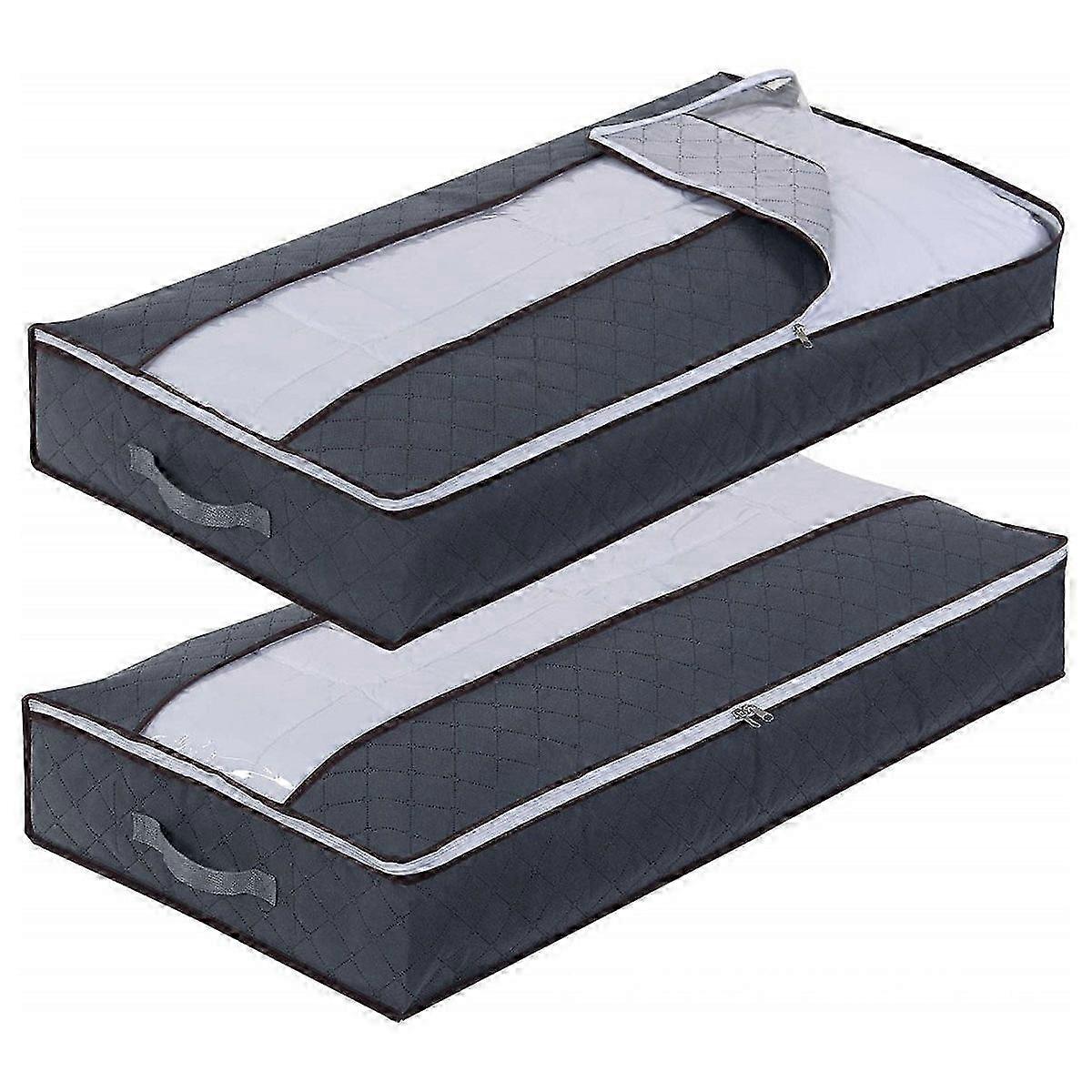 Large Underbed Storage Bag with Clear Window - Pack of 2