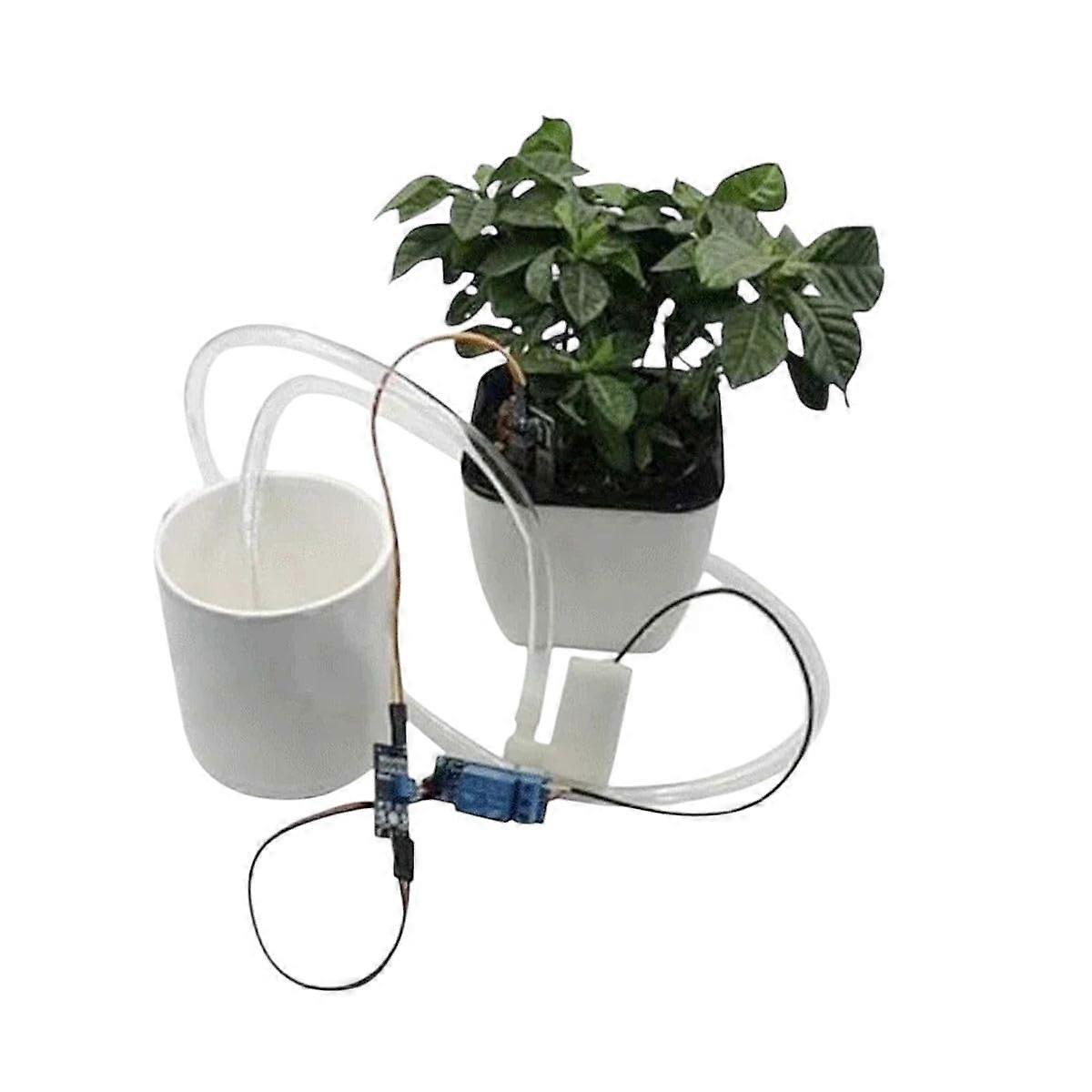 DIY Automatic Watering Irrigation System Soil Moisture Sensor Pump Module Kit