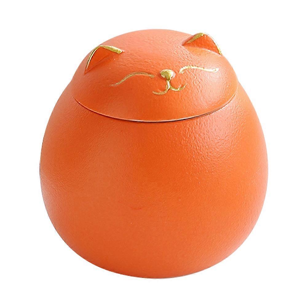 Ceramic Tea Canister with Isolated Sealing, Prevents Moisture and Odor Absorption