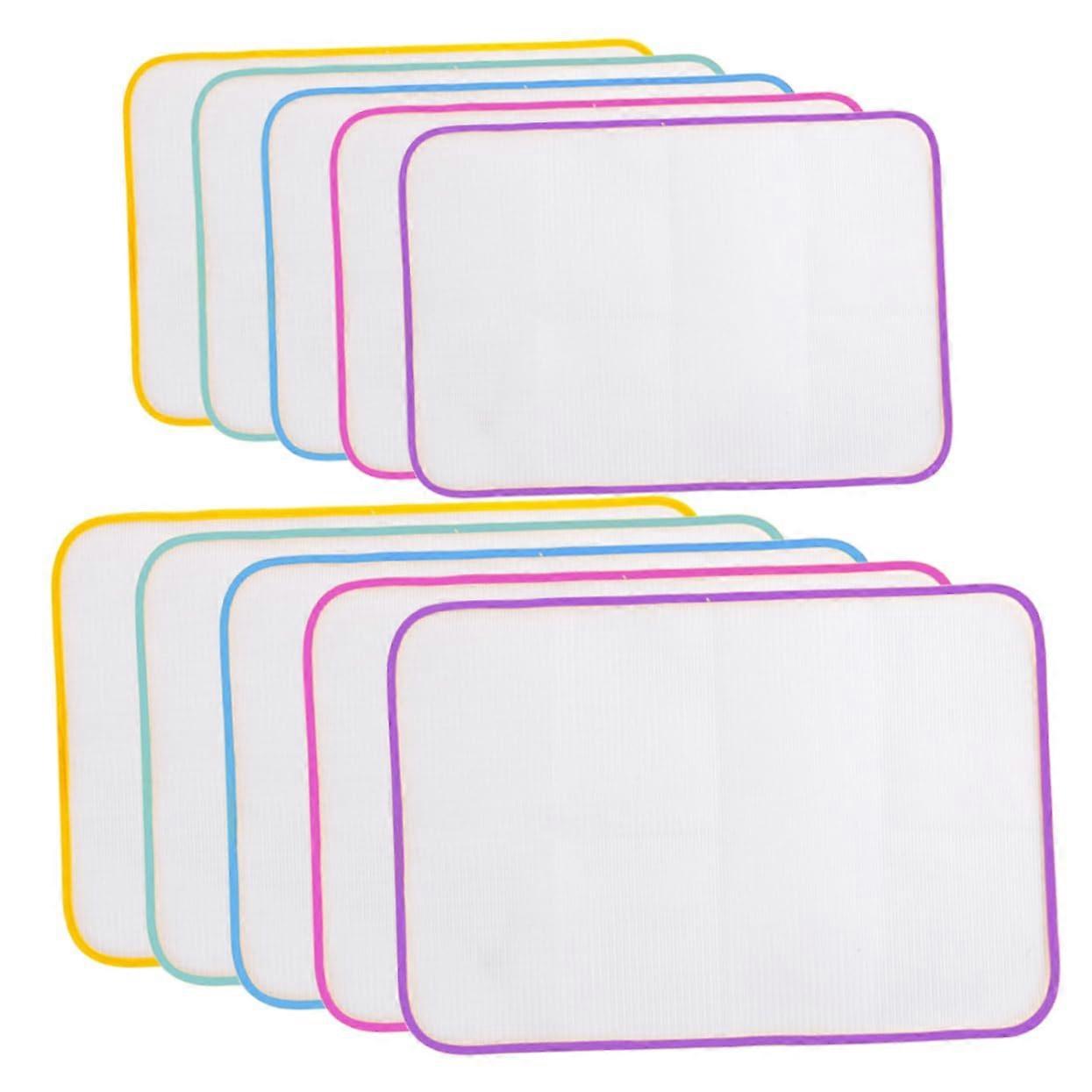Verbrühschutz-Bügelmatte 10 Stück Hitzebeständige Mesh-Filz-Pads für Bügelbrettbezug und Quilt-Bügelmatte