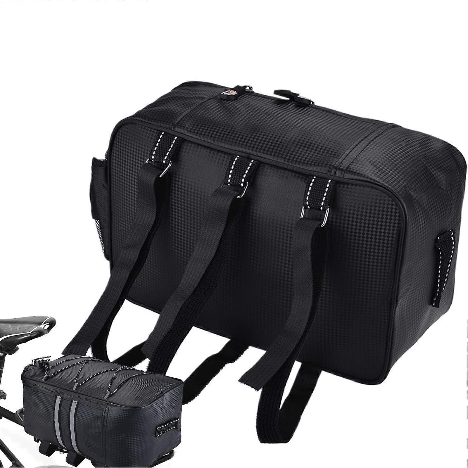 Bike Rack Bag waterproof rear saddle bag with reflective strips