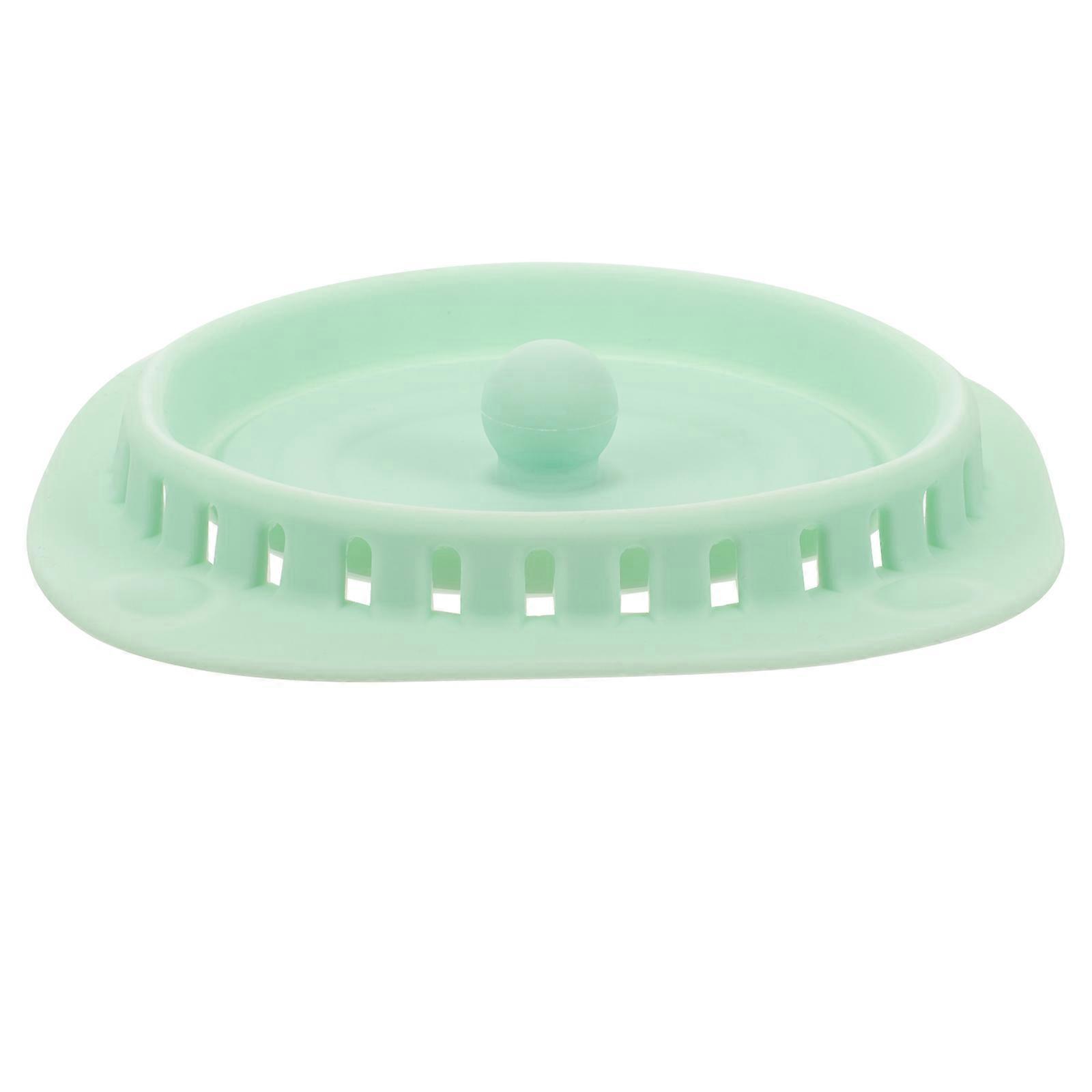 Hair Catcher Shower Drain Silicone Cover Prevent Blockage Insect Proof Square Shape 1Set