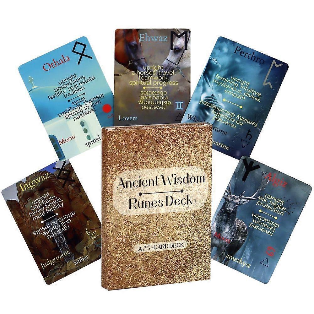 Runes Divination Deck: Ancient Wisdom Oracle Cards Set