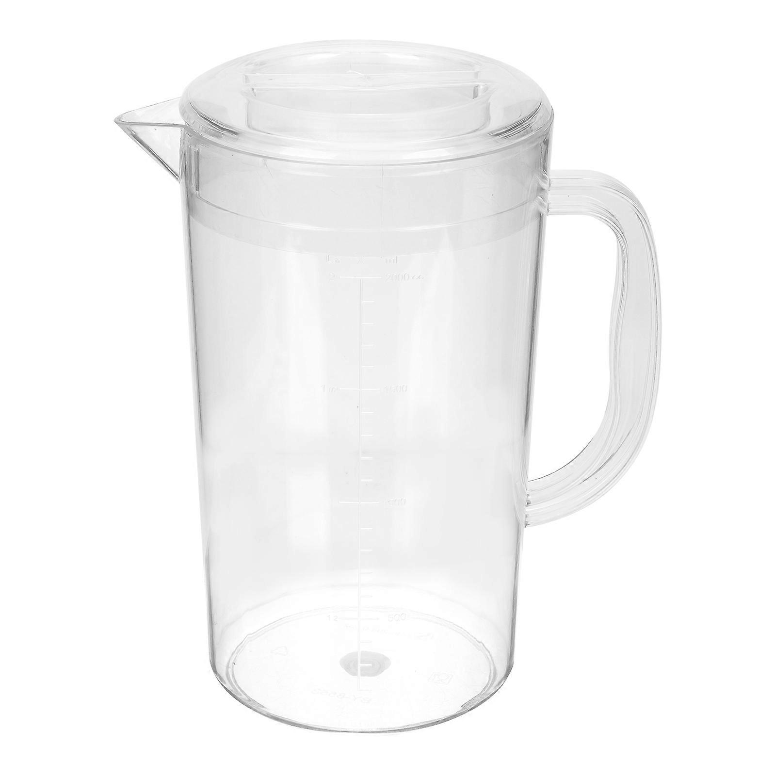 Acrylic Water Pitcher Leak-Proof Design Transparent for Home Beverage Storage