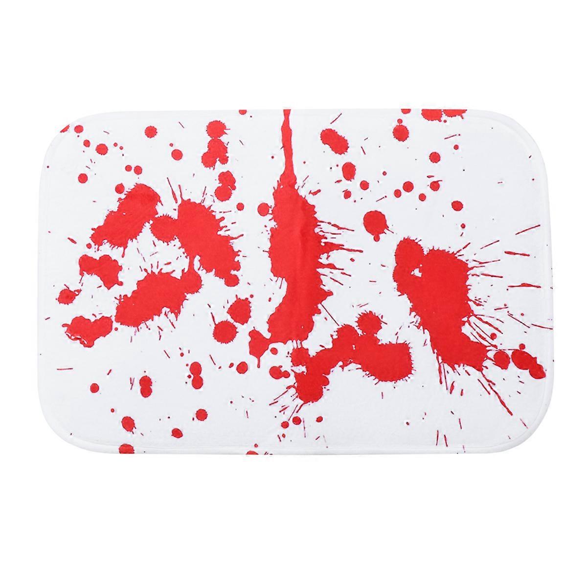 Halloween Floor Mat Anti-Slip Carpet Non-Slip For Bathroom Accessories Flannel 22.8X15.6X0.2in 1Set