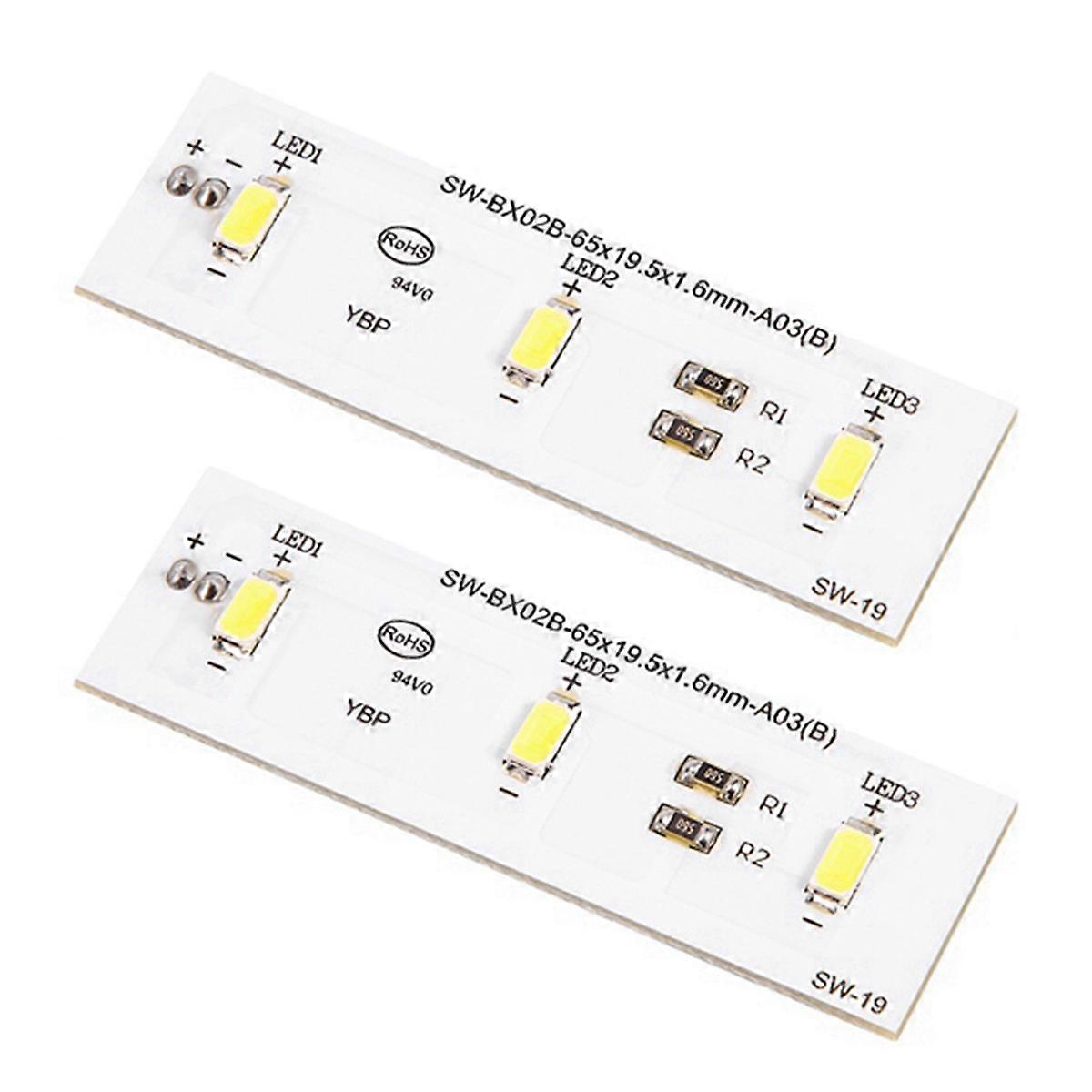 2PCS SW-BX02B Refrigerator Replacement LED Light Board ZBE2350HCA