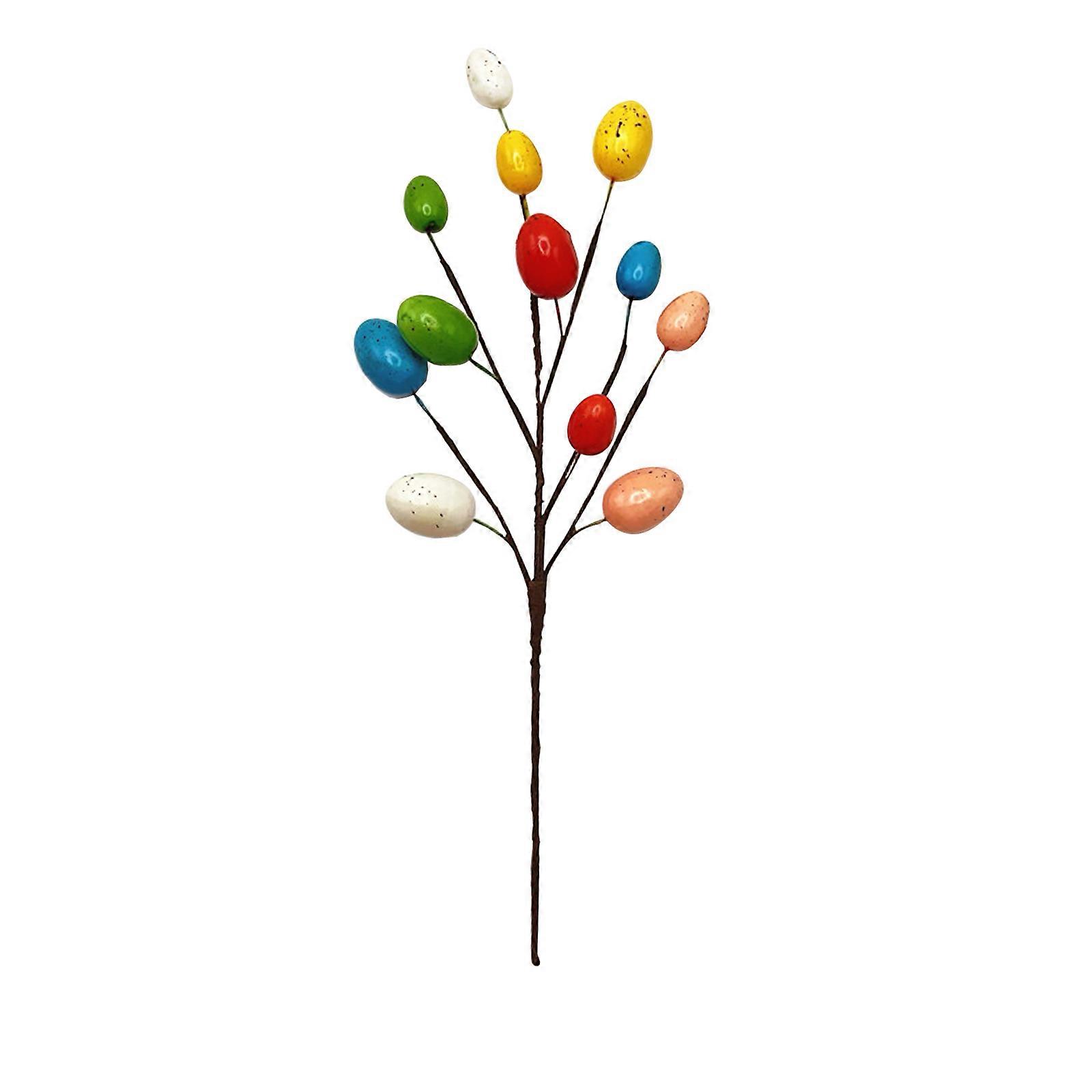 Easter Decorated Egg Skewers Easter Eggs Coloured Eggs Ink Splattered Eggs DIY