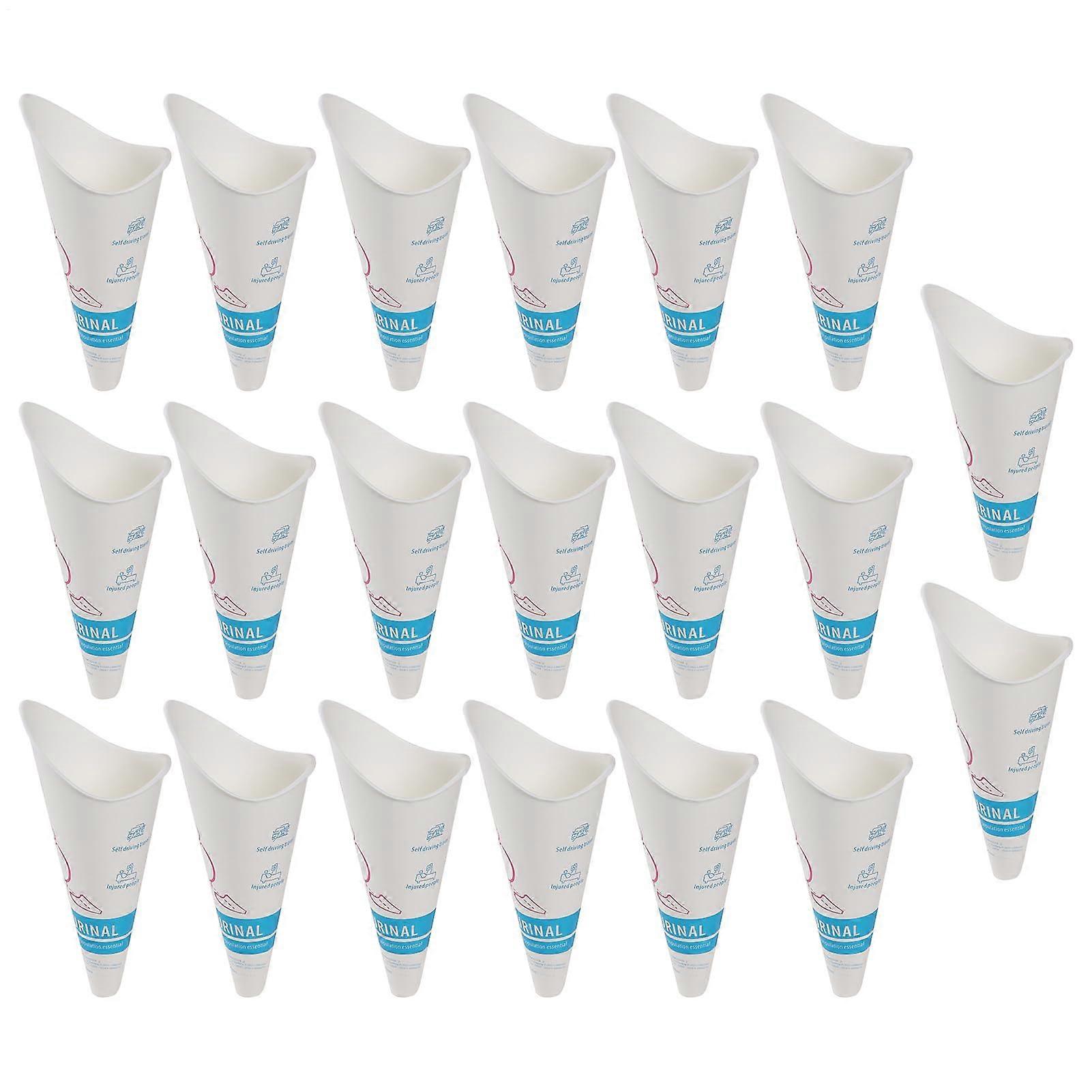 Urinal for Women, 20 x Standing Pee Funnel Cup, 700 ml