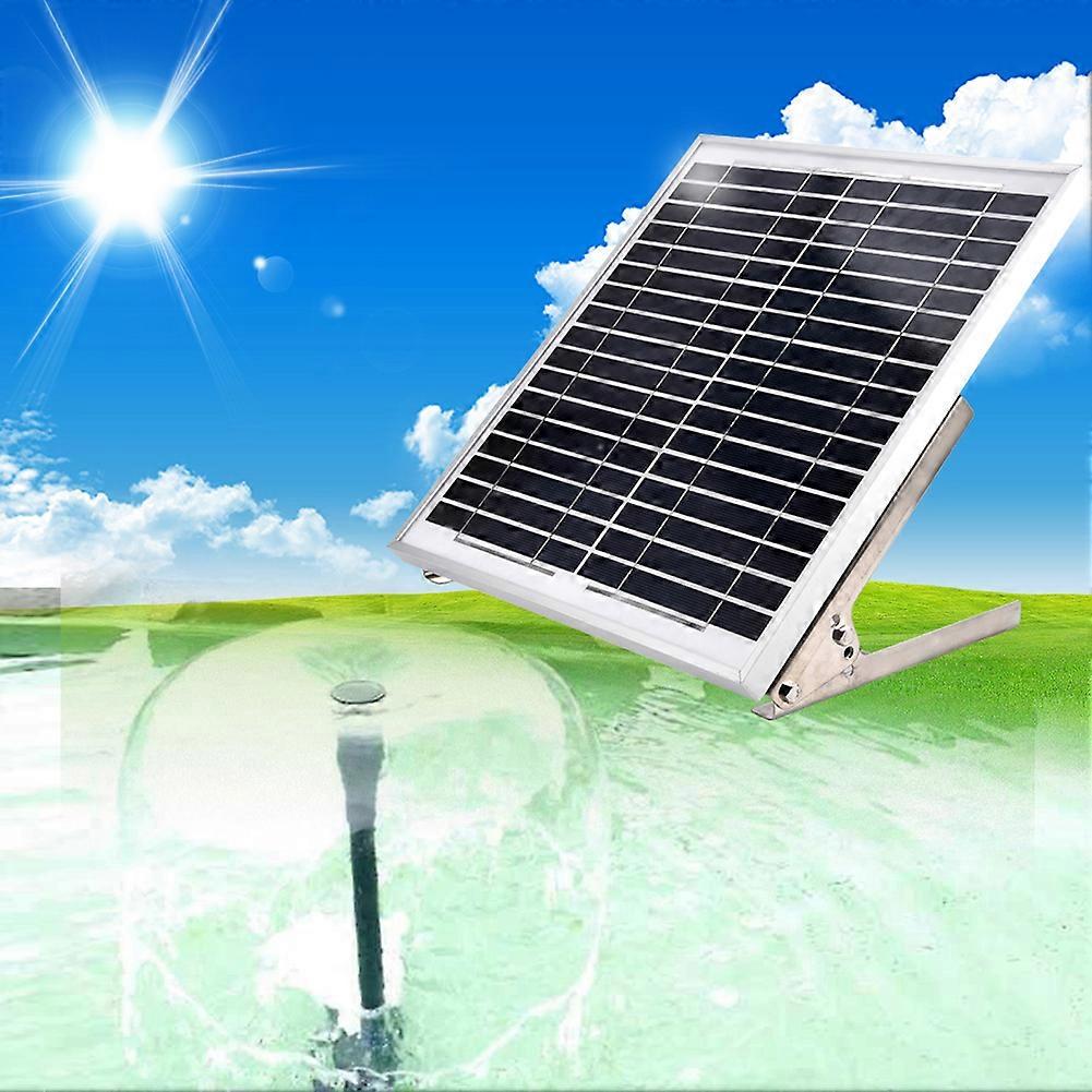 15W Double Pump Power Storage Remote Control Pond Solar Submersible Water Pump