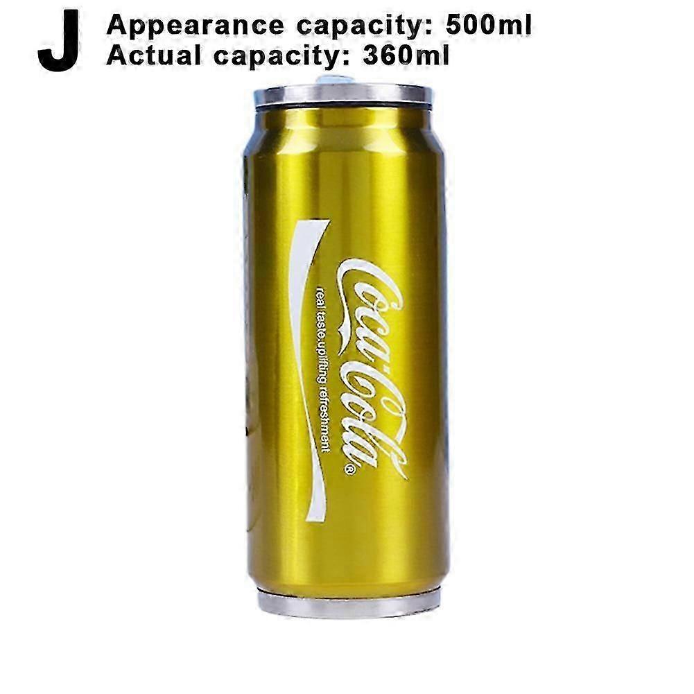 Kubek Coca Coli 350 ml / 500 ml, izolacja gorąca i zimna, termos ze stali nierdzewnej 304, gigantyczna butelka na wodę Coca-Cola, niestandardowa trasa samochodowa