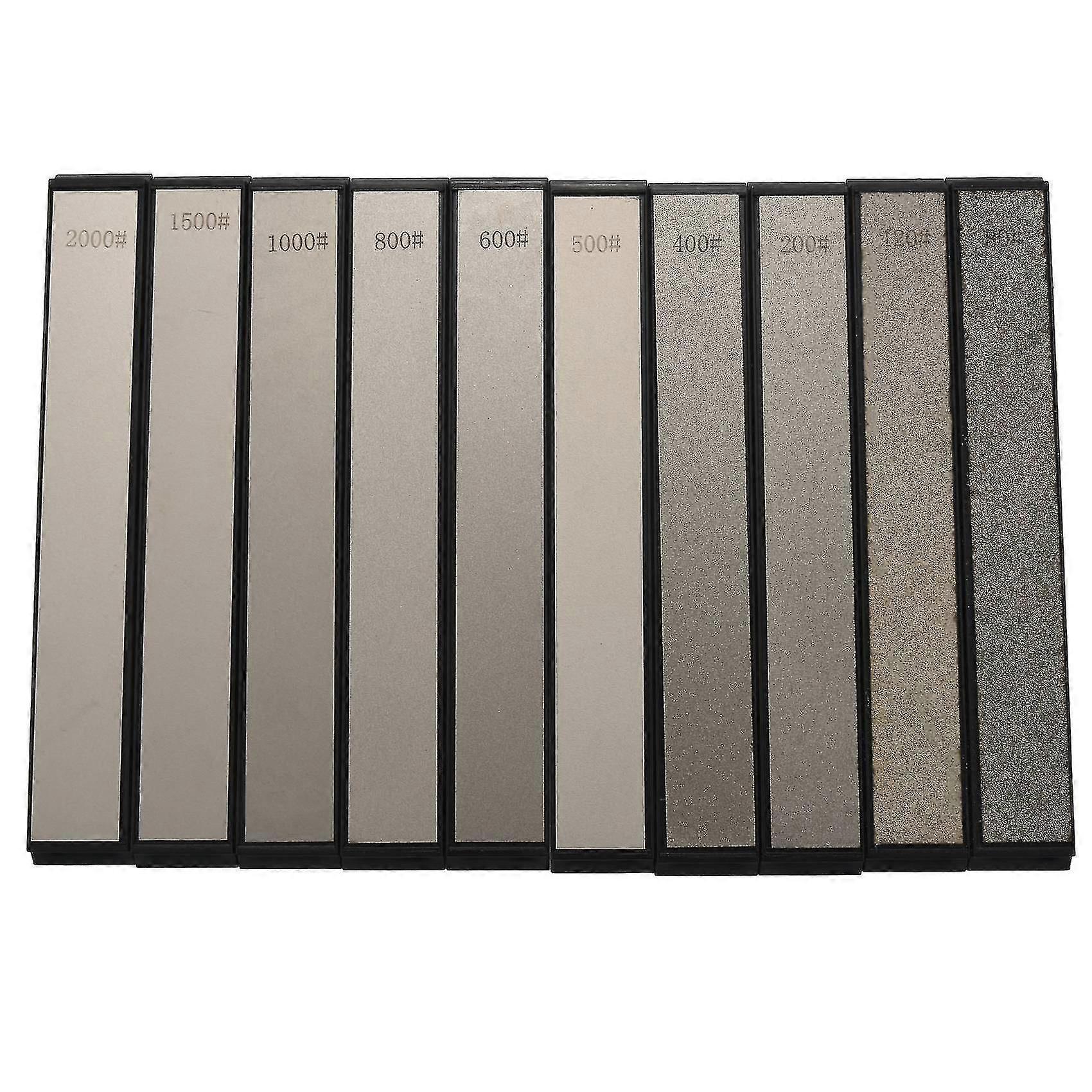 10pcs Set Diamond Whetstone Knife Sharpener pour Edge Sharpener