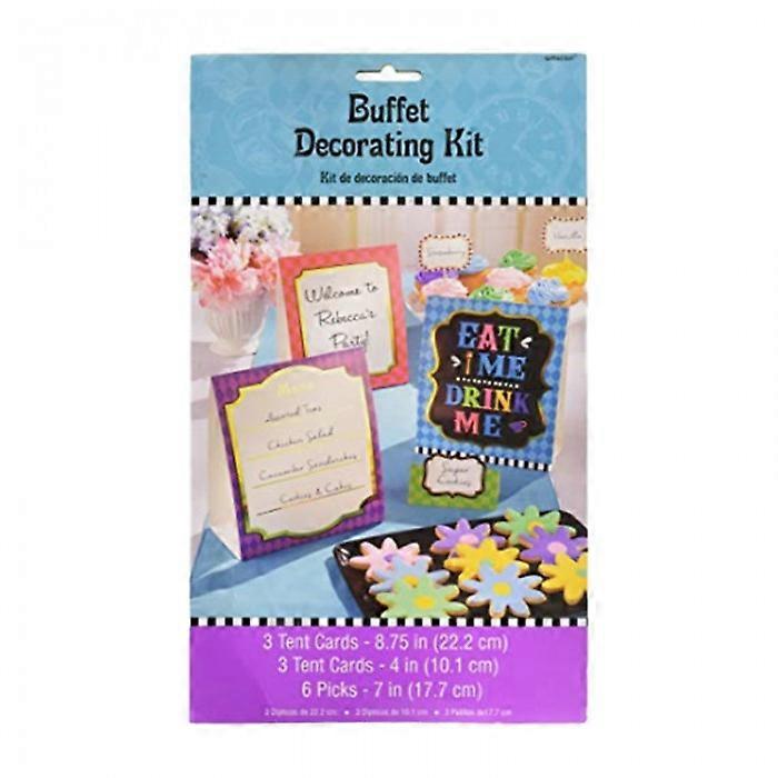Amscan Mad Tea Party Buffet Decorations Set