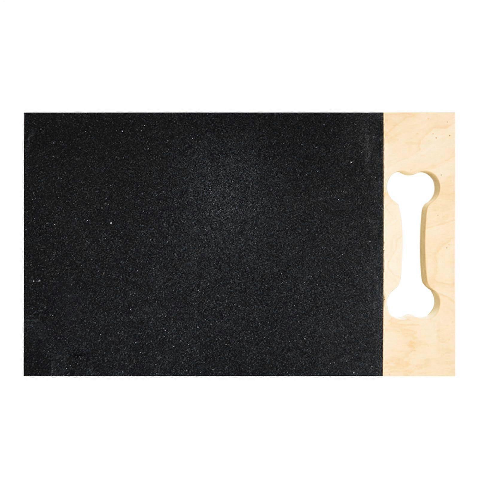 Dog Nail Scratcher Board, Indoor Wood Nail Grinder Mat for Dogs, Non-Slip Surface, Durable Sandpaper Design