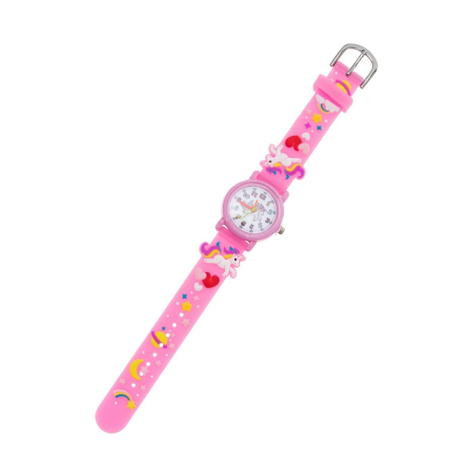 Cartoon Kids Watch Cute Wristwatch Quartz Watch for Boys Fashionable Design for Learning to Tell Time