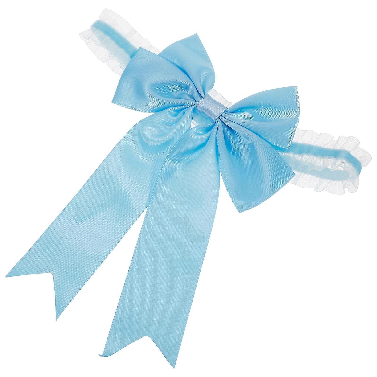 Here's a refined and elegant product description for your **Bridal Lace Garter**:
 
**Elegant Bridal Lace Garter with Bowknot – Soft Thigh Garter