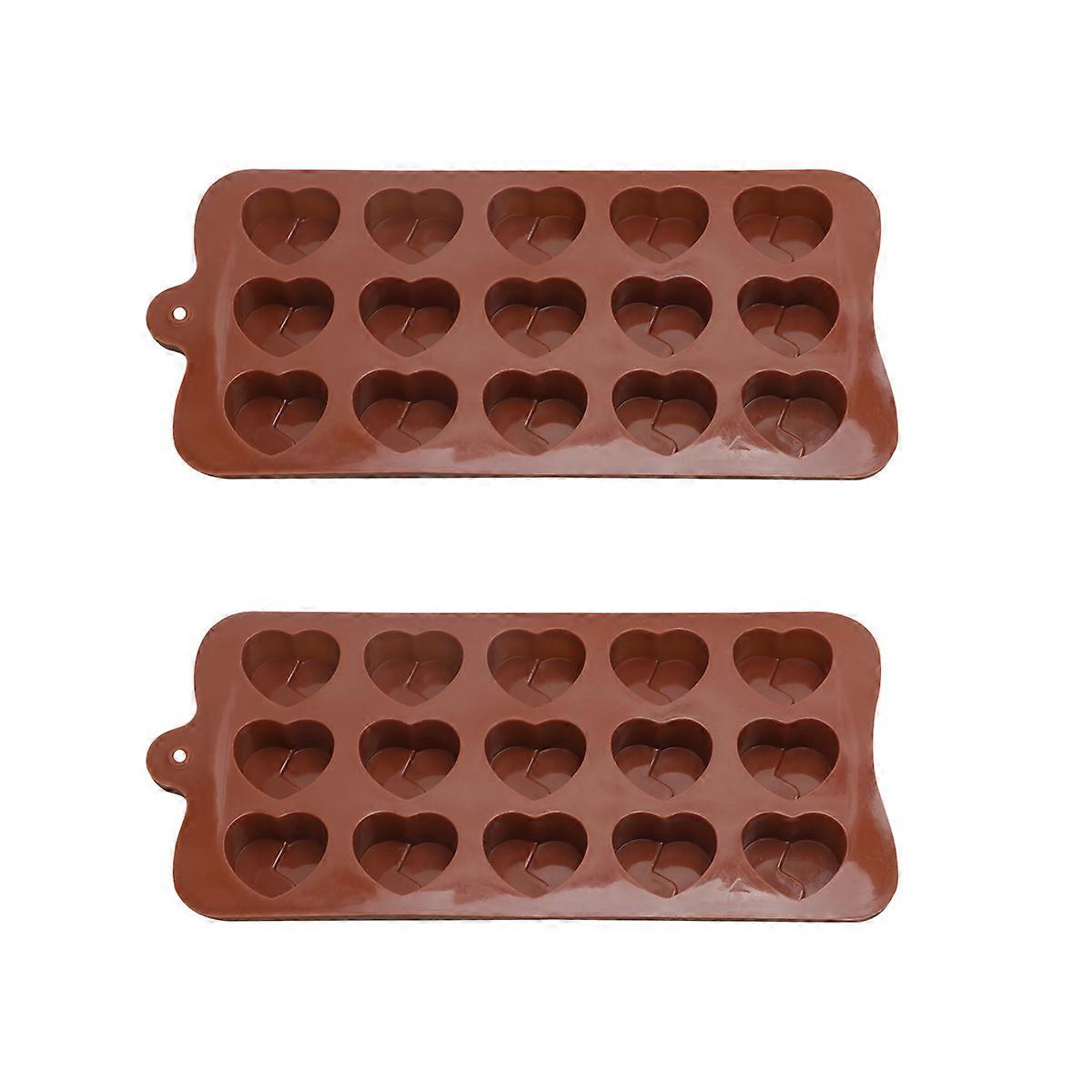 Baking Chocolate Moulds Silicone Material Environmental Friendly For Baking Enthusiasts 2Pcs