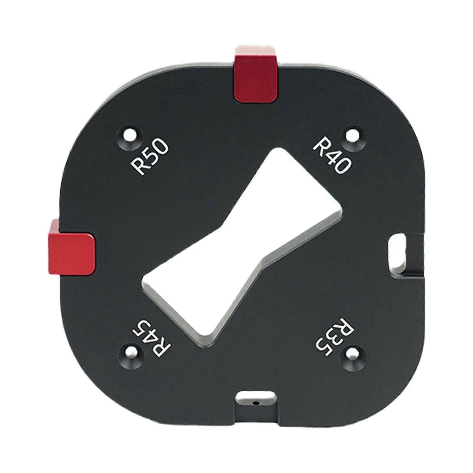 Professional Radius Templates for Aluminum Work, Multi-Radius Sizes, Heavy-Duty Solid Aluminum Tool