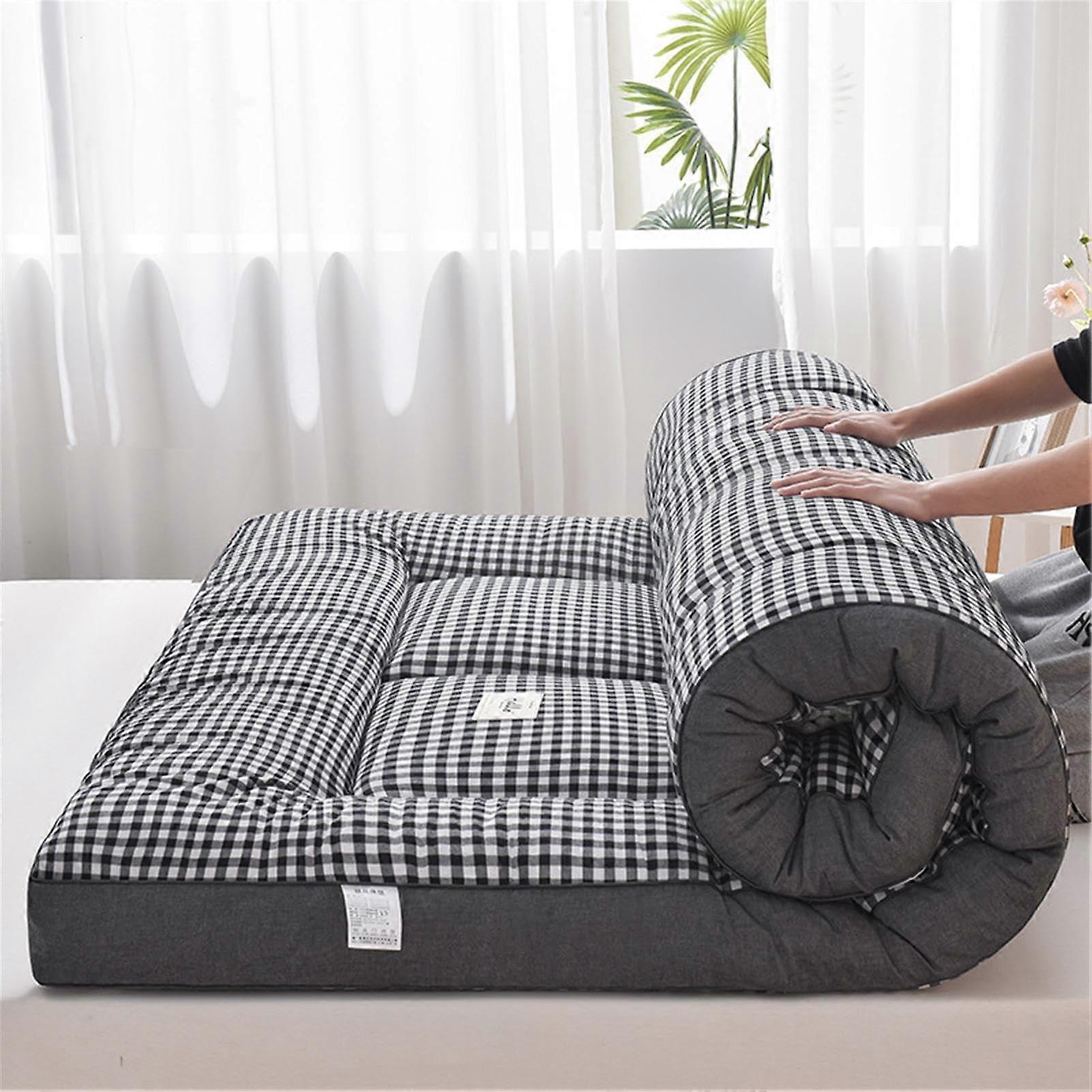 Japanese Tatami Floor Mattress, Futon Mattress, Foldable, Plush, Soft, KingQueen Size (120*200CM)