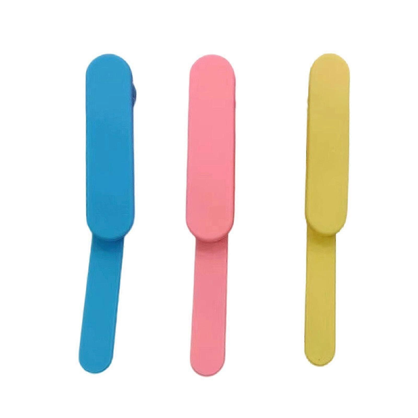 スマートブックマーク、3pcsシリコンブックマーク、シリコンブックホルダーアクセサリー、読書愛好家のための伸縮性のある柔軟なブックマーク