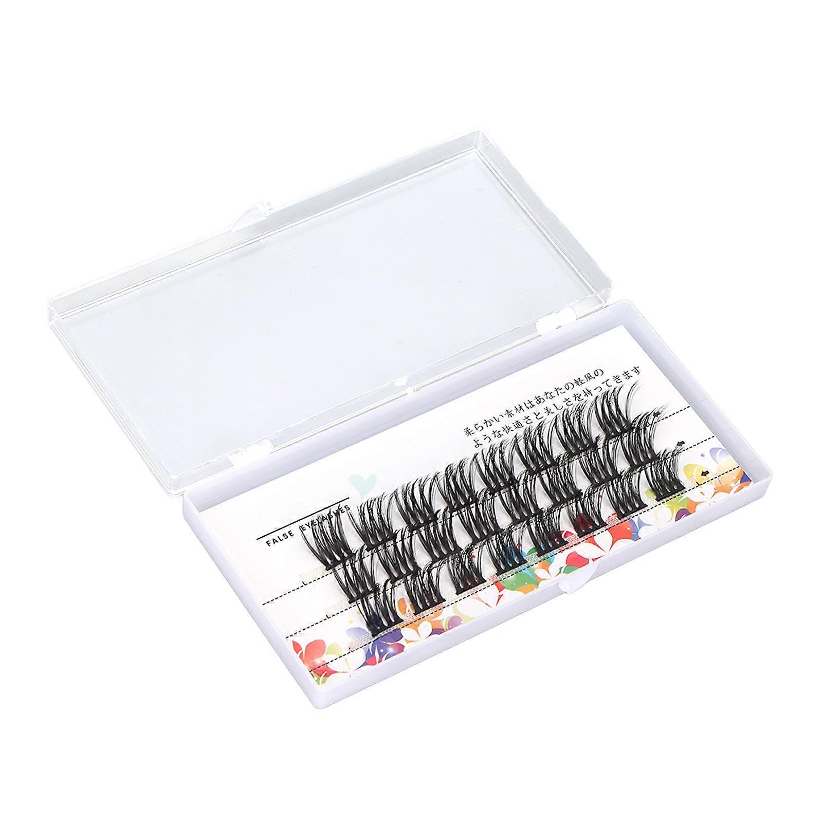 14mm False Individual Eyelashes Curly Fluffy 3D Fake Eyelashes for Eyelashes Extension